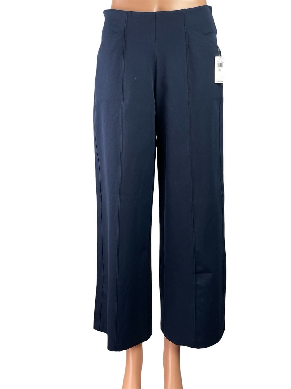 NEW Old Navy Pixie Navy Blue High Rise Baggy Wide Leg Trousers Pants Size XSP